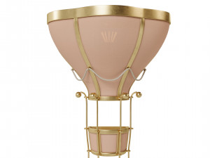 Flying balloon themed lamp collection Model 3D
