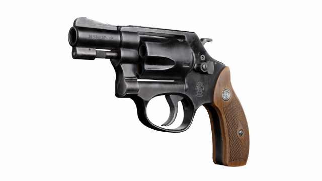 Smith and Wesson Model 36 Revolver Modello 3D .c4d .max .obj .3ds .fbx .stl .blend 