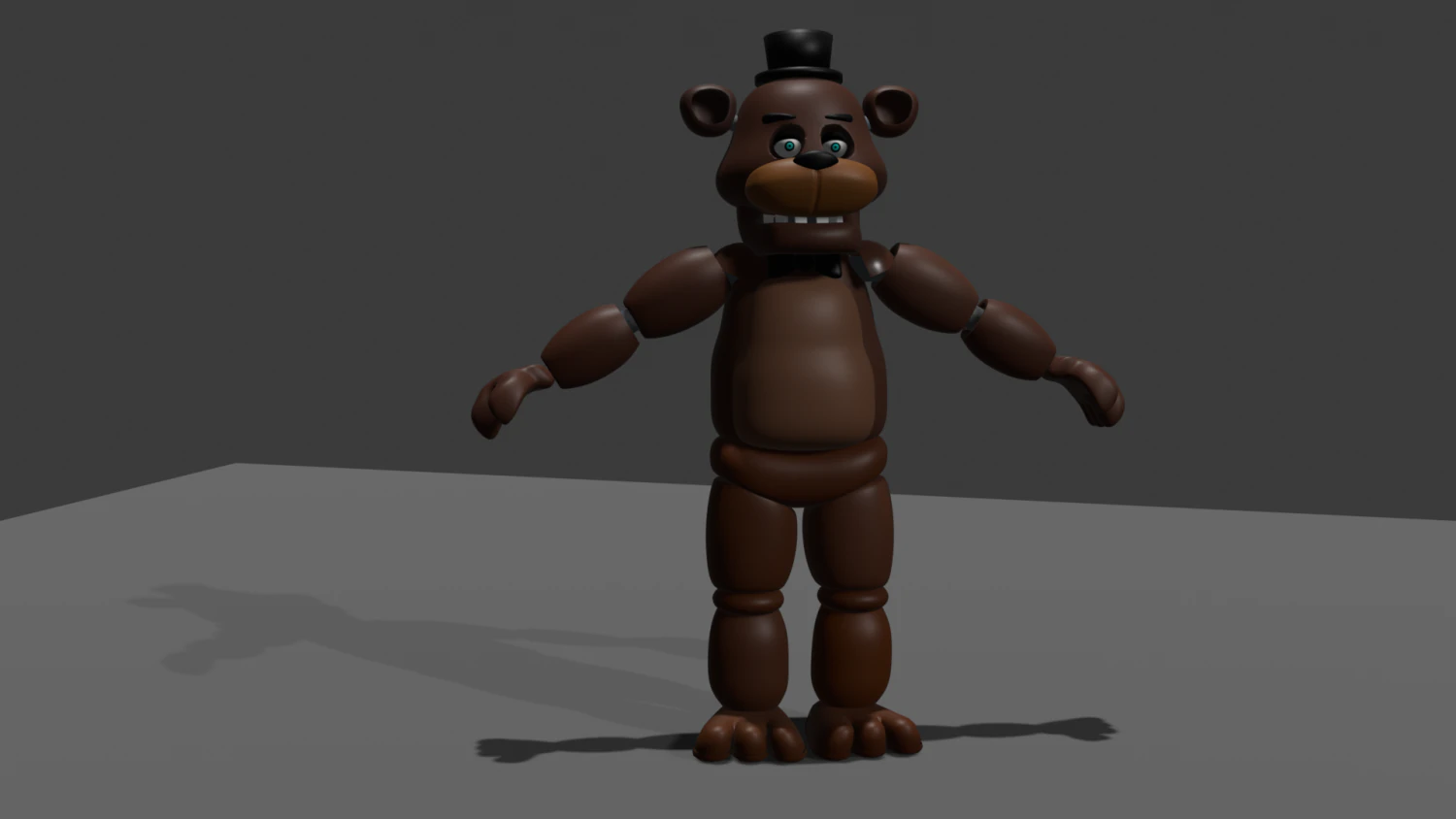Freddy FNAF 3D Model .c4d .max .obj .3ds .fbx .stl .blend 
