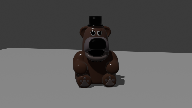 Meme o cholera czy to freddy fazbear 3D Model .c4d .max .obj .3ds .fbx .stl .blend 
