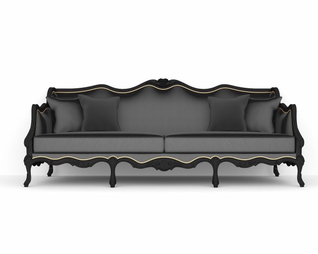 Classic sofa 3D 모델 .c4d .max .obj .3ds .fbx .stl .blend 