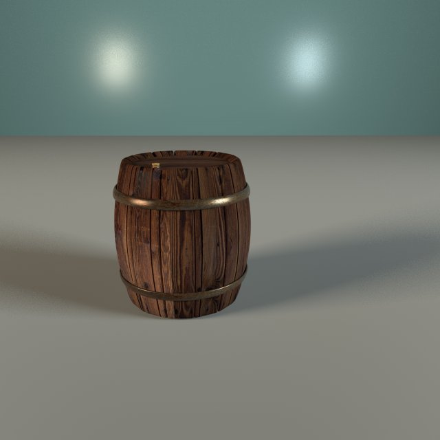 Barrel 3D Модель .c4d .max .obj .3ds .fbx .stl .blend