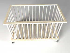 Baby Bed 3D Model