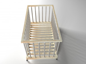 Baby Bed 3D Model