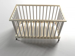 Baby Bed 3D Model