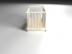 Baby Bed 3D Model