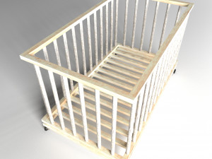 Baby Bed 3D Model