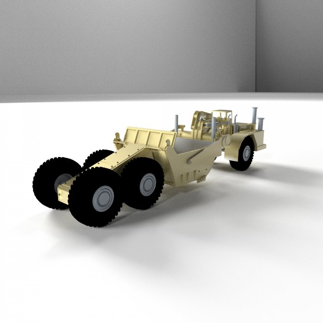 Snow Blower Modelo 3D .c4d .max .obj .3ds .fbx .stl .blend 