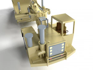 Snow Blower 3D Model