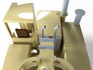 Snow Blower 3D Model