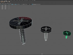 Screw 3D मॉडल