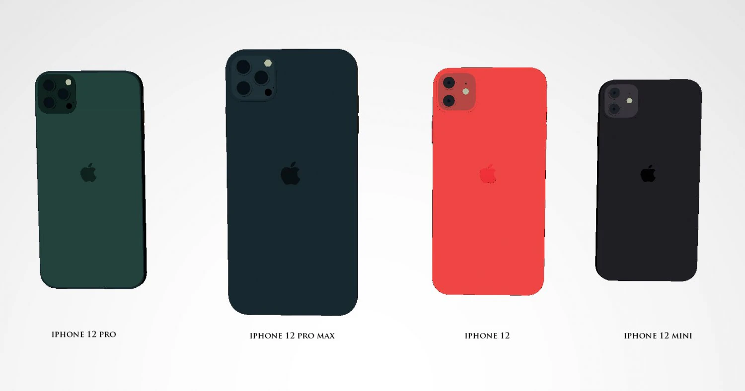 Коллекция Apple iPhone 3D Модель .c4d .max .obj .3ds .fbx .stl .blend 