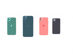 Коллекция Apple iPhone 3D Модель