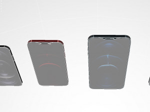 Apple iPhone Collection 3D Modell