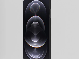 3D Apple iPhone Black 3D Model