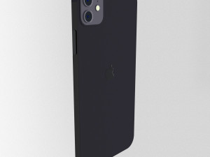 3D Apple iPhone Black 3D Model