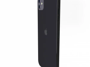 3D Apple iPhone Black 3D Model