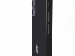 3D Apple iPhone Black 3D Model