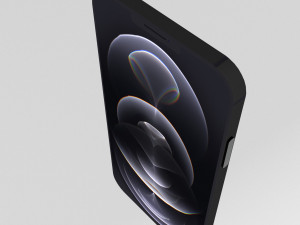 3D Apple iPhone Black 3D Model