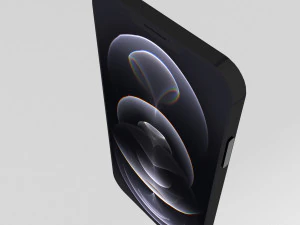 3D Apple iPhone Black 3D Model