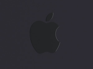 3D Apple iPhone Black 3D Model