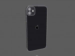 3D Apple iPhone Black 3D Model