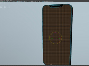 Apple iPhone Blue 3D Model