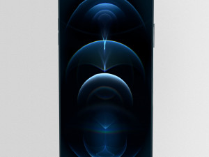 Apple iPhone Blue 3D Model
