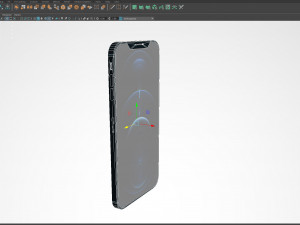 Apple iPhone Blue 3D Model