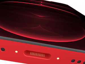 Apple iPhone Red 3D 모델