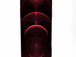 Apple iPhone Red Model 3D