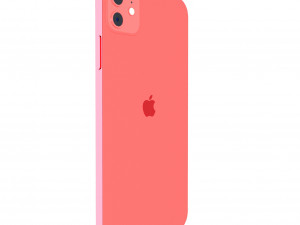 Apple iPhone Red Model 3D