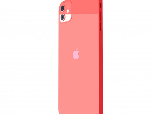 Apple iPhone Red Model 3D