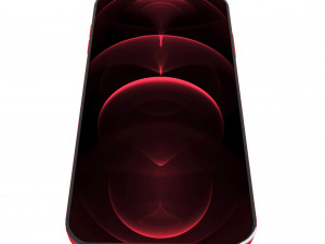 Apple iPhone Red Model 3D