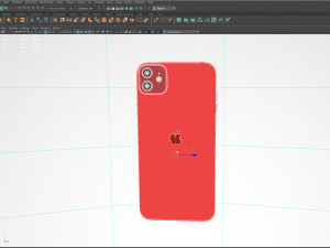 Apple iPhone Red Model 3D