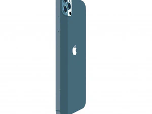 Apple iPhone Blue 3D Model