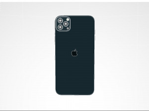 Apple iPhone Blue 3Dモデル