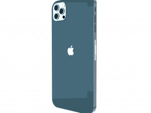 Apple iPhone Blue 3Dモデル