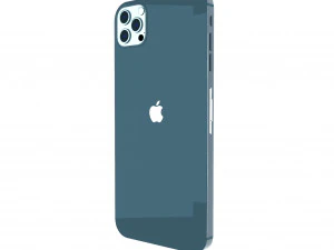 Apple iPhone Blue 3D Model
