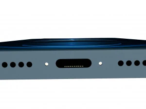 Apple iPhone Blue 3D Model