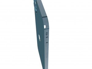Apple iPhone Blue 3Dモデル