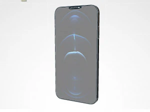Apple iPhone Blue 3D Model
