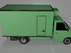 Refrigerator Truck 3D Модель
