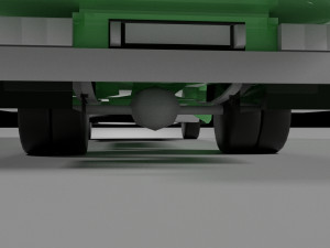 Refrigerator Truck 3D Модель