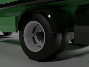 Refrigerator Truck 3D Модель
