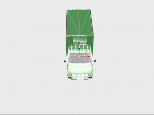 Refrigerator Truck 3D Модель