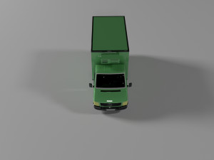 Refrigerator Truck 3D Модель