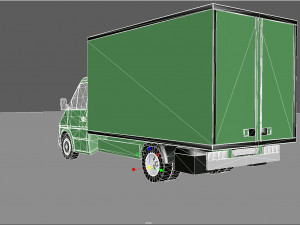 Refrigerator Truck 3D Модель