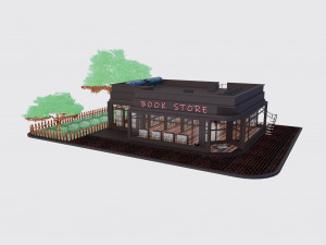Book Store 3D Model