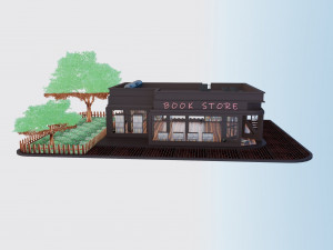 Book Store 3D 모델